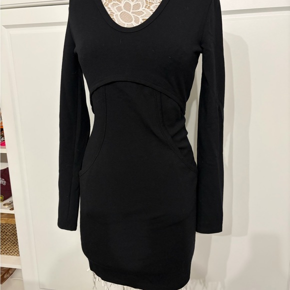 Alexander Wang Black Long Sleeve Dress - Picture 3 of 10